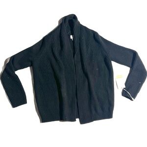 Women’s XS Extra Small Cardigan Black Sweater